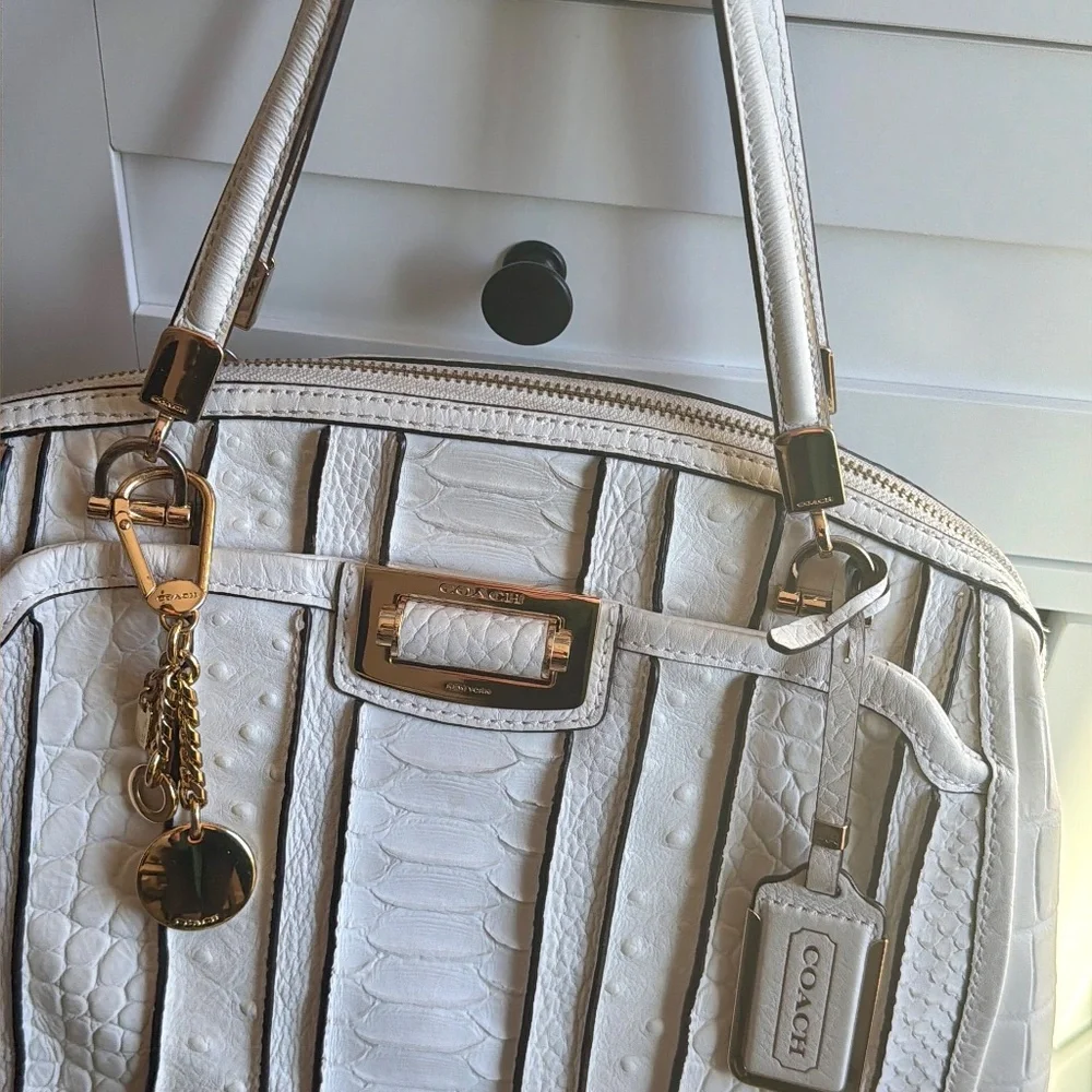 Coach Genuine Python Leather Satchel | Discontinued Exotic | Excellent Condition - Picture 7 of 16